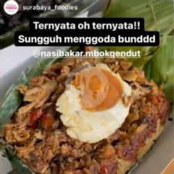 Nasi Bakar Tuna   Telur Asin