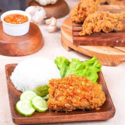 Paket Chicken Geprek Dada / Paha Atas