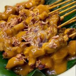 Sate Ayam 15   Tupat Sama Kuah Bawang Goreng