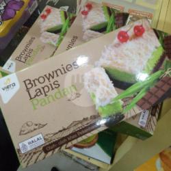 Brownies Lapis Pandan