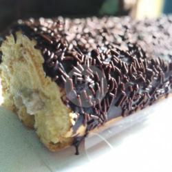 Bolu Gulung Durian Coklat