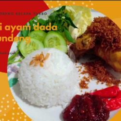 Nasi Ayam Dada Serundeng