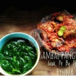 Sayur Bayem Sambel Panggang