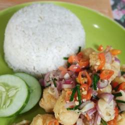 Nasi Tahu Crispy Sambal Matah