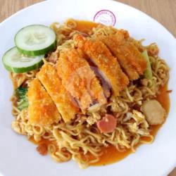 Mie Goreng Nyemek Katsu