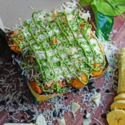 Pisang Goreng Grentea Keju