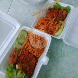 Spaghetti Bolognese Ayam Geprek