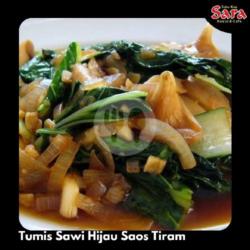 Tumis Sawi Hijau Saus Tiram