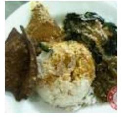 Nasi Padang Paru Goreng