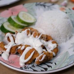 Ayam Crispy Mayo   Nasi