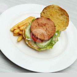 Burger Egg And Ham ( Telur)