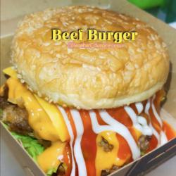 Beef Burger Slice Keju