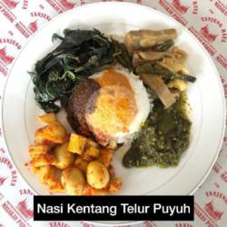 Nasi Kentang Telur Puyuh