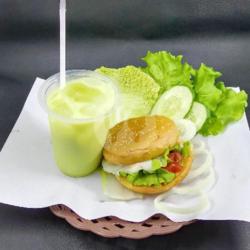 Burger Sapi   Minuman