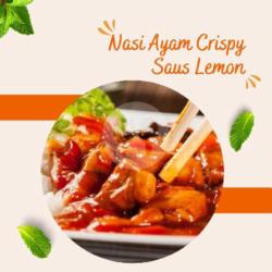 Nasi Ayam Crispy Saus Lemon