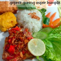 Paket Geprek Goreng Super Kumplit