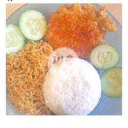 0013. Nasi Ayam Geprek Indomi Goreng Biasa.