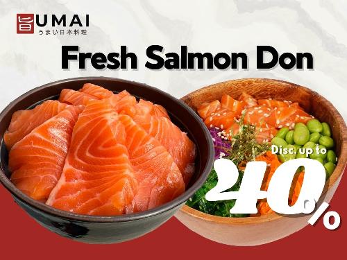 Fresh Salmon Don by UMAI, Dapura Sudirman Park