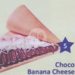 Crepes Choco Banana Cheese