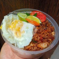 Nasi Tongkol Suwir Pedas   Telur Ceplok