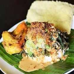 Nasi Pecel Madiun Ayam  Bakar