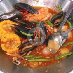 Mix,,! Cumi Sontong Kepiting Kerang Hijau