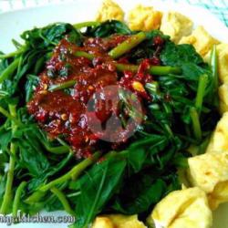 Petis Kangkung  Irisan Tahu Bumbu Sedang