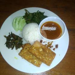 Nasi Sayur   Sambel   Tempe