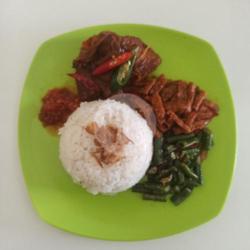 Nasi Rames Ayam Kecap