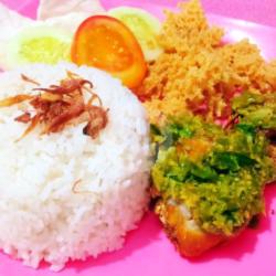 Paket Hemat Penyet (ayam Paha Bawah) ,nasi