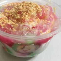 Es Pisang Ijo Kacang