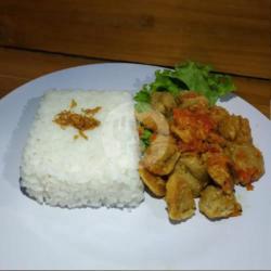 Nasi Pentol Geprek