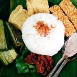 Nasi Tahu Tempe   Terong Penyet