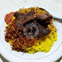 Nasi Kuning Paru   Ayam