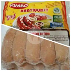 ( Sisa 1)kimbo Sosis Bakar Ladah Hitam Isi 10pcs 500gr