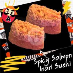 Spicy Salmon Inari Sushi (isi 2)