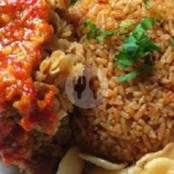 Nasi Goreng Ayam Geprek