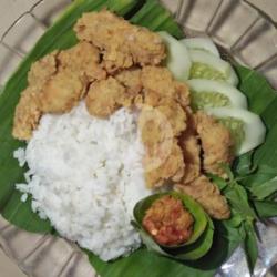 Chicken Pop   Nasi   Sambal Geprek Free Air Mineral