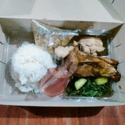 Paket Murah Nasi Box Ayam Gulai   Terong