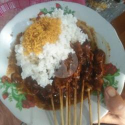 Sate Kelapa   Nasi