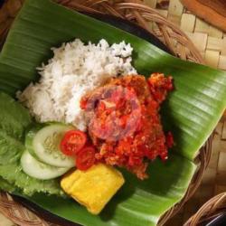 Ayam Geprek Nasi Tempe Tahu(sambal Merah)