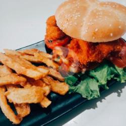 Katsu Fries Burger