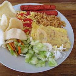 Nasi Mawot   Telur Dadar   Sosis