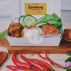 Paket Nasi Rendang   Dendeng