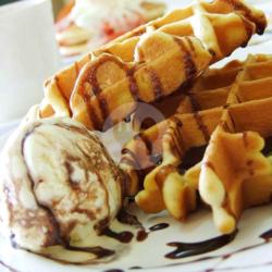 Waffle Coklat