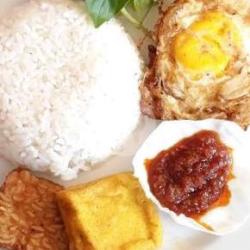 Nasi 3t  - Telor Tahu Tempe