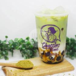 Greentea Drink With Boba By Chatting Time