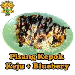 Pisang Kepok Toping Keju Blueberry