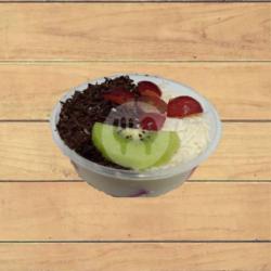 Salad Buah 400ml Topping Kombinasi  (coklat Dan Keju)