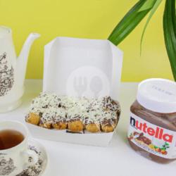 Pisang Goreng Toping Nutella Keju